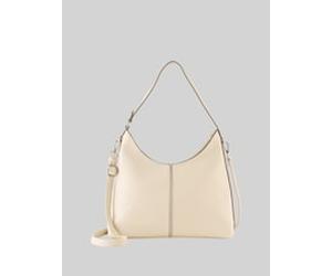 TOM TAILOR Damen TTJEMA M Beuteltasche mit Ziernaht, weiß, Uni, Gr. ONESIZE