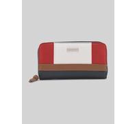 TOM TAILOR Damen TTJUNA Portemonnaie mit Colour Blocking, blau, Colour Blocking, Gr. ONESIZE