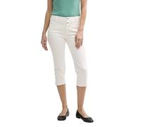 Tom Tailor Damen Capri-Jeans TTKATE Slim Whisper White Größe 31