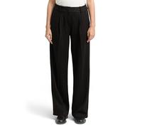 Tom Tailor Regular Fit Weite Hose mit Baumwoll-Anteil in BLACK, Größe 44/32