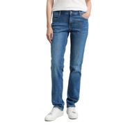 Tom Tailor Straight-Jeans LIVA Damen Gr. 34 L32 Clean Mid Stone Blau