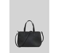 TOM TAILOR Damen TTMARLA Shopper mit kleiner Logo-Prägung, schwarz, Uni, Gr. ONESIZE