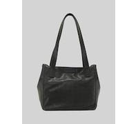Tom Tailor Shopper Mirenda – großer Damen-Shopper 43×26×19 cm, schwarz, Logoprägung