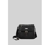 TOM TAILOR Rina Damen Überschlagtasche Umhängetasche Klein Schwarz