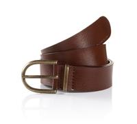 Tom Tailor Damen TTSYLKE Gürtel, Brown Uni, 105