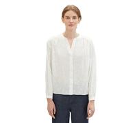 TOM TAILOR Damen Tunica Bluse mit Muster, 34793 - Offwhite Tonal Embroidery, 38