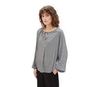 TOM TAILOR Damen Tunica Bluse mit Muster , navy geometrics print small, 36