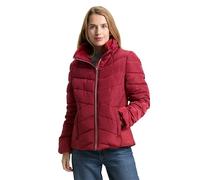 Tom Tailor Damen Winterjacke mit Stehkragen,35930 - Deep Red, L