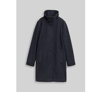 TOM TAILOR Damen 1047522 Wollmantel mit Stehkragen