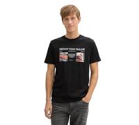 Tom Tailor Denim Schwarzes T-shirt für Herren - L