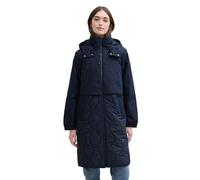 TOM TAILOR Denim Bomberjacke in Melange-Optik, Cement Grey Mélange, XXL