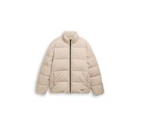 Steppjacke TOM TAILOR DENIM, Herren, Gr. XL, cashew beige, Web, Obermaterial: 90% Polyester, 10% Polyamid. Futter: 100% Polyester, unifarben, Strukturmuster, modisch, regular fit taillenbedeckt, Langa