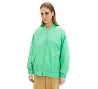 TOM TAILOR Denim Damen 1035871 Loose Fit Bomberjacke, 11052-Strong Green, M
