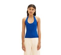 TOM TAILOR Denim Damen 1036514 Basic Neckholder Top, 14531-Shiny Royal, l