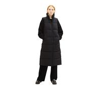 TOM TAILOR Denim Damen 1036571 Longstyle Puffer Weste, 14482-deep Black, XS