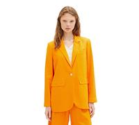 Tom Tailor Denim - Regular Fit Blazer - Farbe - bright mango orange - Größe - M
