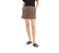 TOM TAILOR Denim Damen 1036855 Basic Shorts, 31952-Black Flower Print, XS