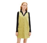 TOM TAILOR Denim Damen 1038146 Cord Mini-Klied mit Taschen, 32256-dusty pear Green, XL