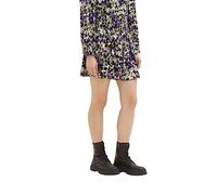 TOM TAILOR Denim Damen Mini-Rock mit Blumenmuster