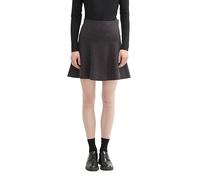 TOM TAILOR Denim Damen 1043319 Skater Mini-Rock, 10522-Shale Grey Melange, L