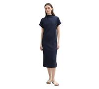 TOM TAILOR DENIM - Midi-Kleid mit Stehkragen sky captain blue M