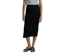 Denim Tom Tailor - Crinkle Midi-Rock deep black - Gr. - M