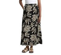 TOM TAILOR Denim Damen 1046693 Maxi Rock, 37993-Abstract Black Beige Print, M