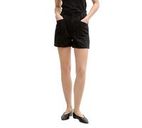 TOM TAILOR Denim Damen 1046700 Bermuda Jeans Shorts, 14482-Deep Black, XXL