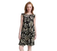 TOM TAILOR DENIM - Mini-Kleid mit Muster abstract black beige print XL