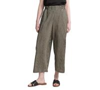 TOM TAILOR Denim Damen 1046824 Culotte High Waist Hose, 37995-Black Beige Stripe, XXL
