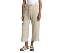 TOM TAILOR Denim Damen 1046839 Culotte High Waist Hose, 37812-Vertical Green White Stripe, XL