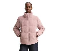 Steppjacke TOM TAILOR DENIM, Damen, Gr. XL, antique rose, Cord, Obermaterial: 90% Polyester, 10% Polyamid. Futter: 100% Polyester, unifarben, regular fit normal, elastischer Bund, Jacken, mit Stehkrag