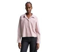 TOM TAILOR Denim Damen 1047609 Bluse, 38419-Dusty Rose White Stripe, S