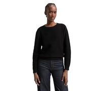 Tom Tailor Denim Damen 1047882 Strickpullover Mit Rundhalsausschnitt, 14482 - Deep Black, L EU