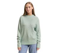 TOM TAILOR Denim Damen 1049061 Cosy Strickpullover, 14395-Silver Cloud Blue Melange, XXL