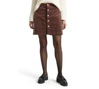 Minirock TOM TAILOR DENIM, Damen, Gr. L, soft chocolate braun, Web, Obermaterial: 98% Baumwolle, 2% Elasthan, unifarben, regular fit kurz, Röcke, mit Taschen (79921256-L) soft chocolate braun