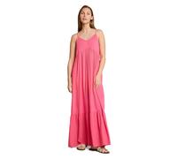 Tom Tailor Denim Damen 1051293 Maxi-Kleid mit Volants (1er Pack)