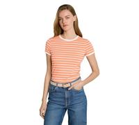 Tom Tailor Denim Damen 1051443 Slim Fit T-Shirt mit Streifen