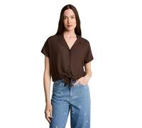 Tom Tailor Denim Damen 1052082 Resort Hemdbluse mit Knotendetail