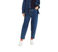 TOM TAILOR Denim Damen Barrel Mom Jeans 1033613, 10114 - Clean Dark Stone Blue Denim, L