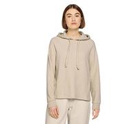 TOM TAILOR Denim Damen Basic Hoodie 1027687, 10336 - Light Cashew Beige, XXL