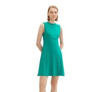 Denim Tom Tailor - Geripptes Mini Kleid bright green - Gr. - L