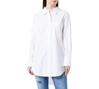 TOM TAILOR Denim Damen Basic Poplin Hemdbluse, White, XL