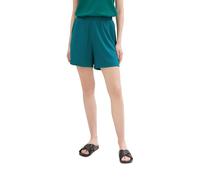 TOM TAILOR Denim Damen Basic Stoff-Shorts, rough green, M