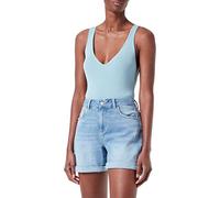 TOM TAILOR Denim Damen Basic Stricktop 1031470, 26298 - Calm Cloud Blue, L