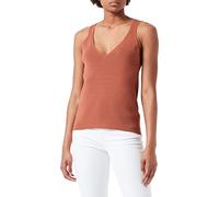 TOM TAILOR Denim Damen Basic Stricktop 1031470, 29566 - Nut Brown, L