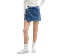 TOM TAILOR DENIM - Jeans Skorts in Wickel-Optik Used Mid Stone Blue Denim XS