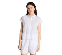 Denim Tom Tailor - Bluse mit Lochstickerei white - Gr. - S