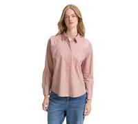 Tom Tailor Damen Hemdbluse gepunktete Struktur Antique Rose Größe L