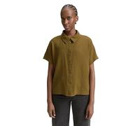 TOM TAILOR DENIM - Boxy Fit Musselin Bluse Golden Olive Green L